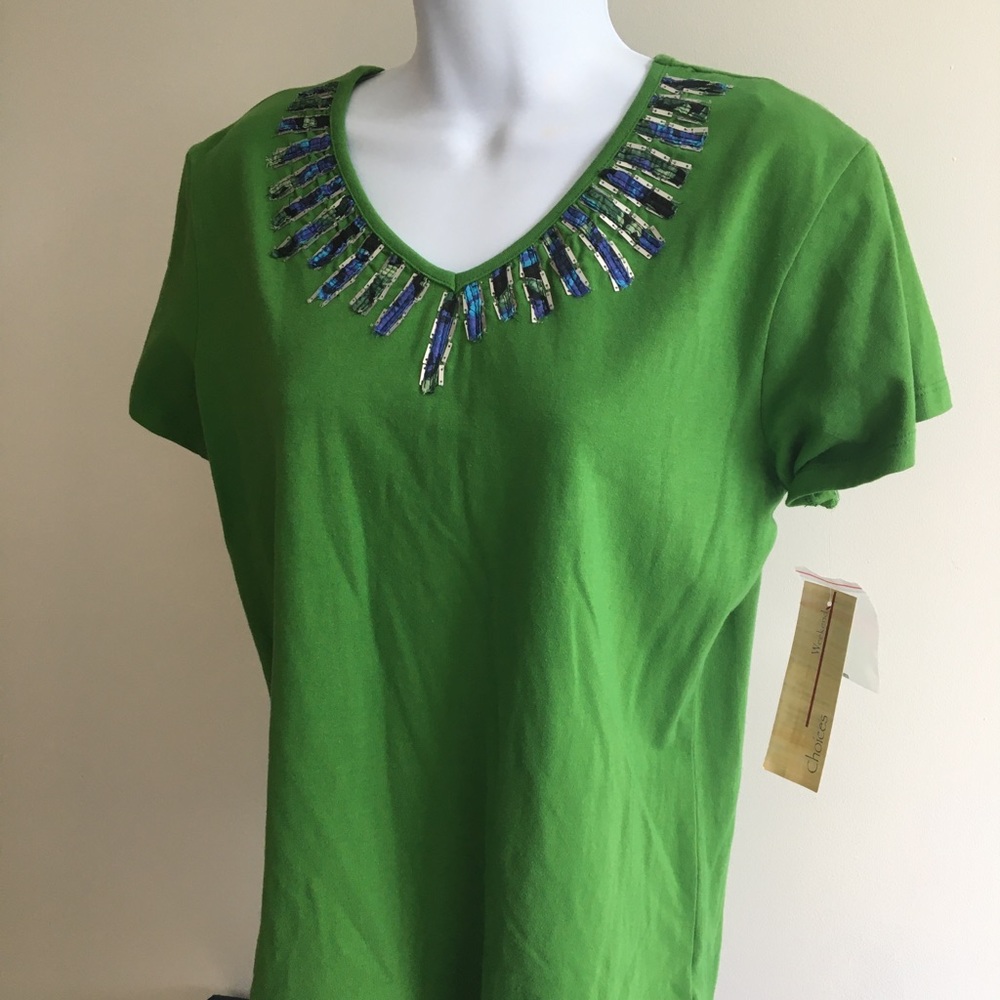 Weekend Choices Green Tee